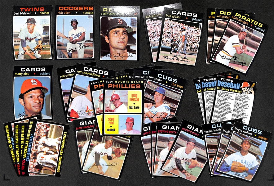 HUGE 1971 Topps High-Grade Baseball Card Lot - Over 3,800 Cards!  800+ Assorted High Numbers Including Multiple SPs!